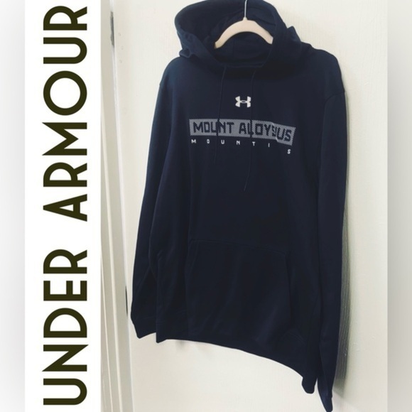 EUC Under Armour Mount Aloysius Pullover Hoodie -Mens XL- - Picture 1 of 6